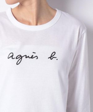 レディース】2枚大特価 Agnes b. BAG+アニエスベー 長袖Tシャツ ロゴ